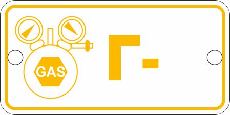 Информационные бирки и ярлыки для идентификации точек блокирования