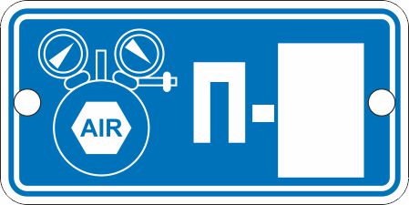 Информационные бирки и ярлыки для идентификации точек блокирования